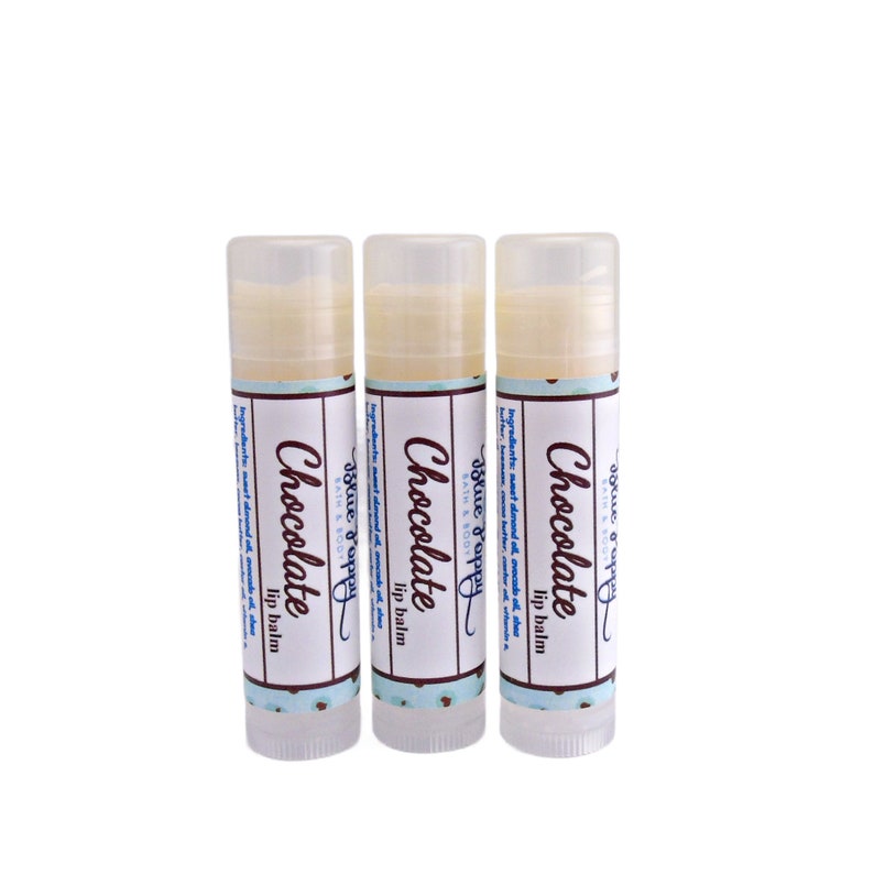 Chocolate Lip Balm, Chocolate Lover Gift, Teacher Appreciation Gift image 5