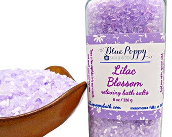 Lilac Bath Salts, Dead Sea Salt Bath