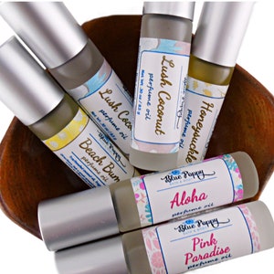 Summer Perfume Scents, Fragrance Roller Bottle