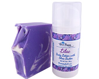 Lilac Soap & Lotion Gift Set, Womens Gift for Her, Mothers Day