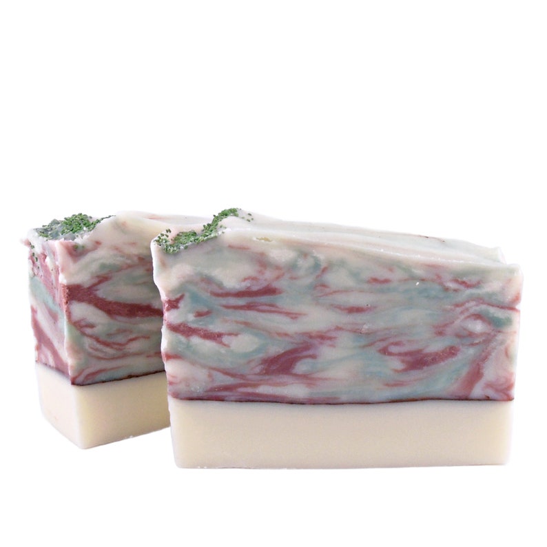 White Tea Spiced Soap Bar, Handmade Soap Gift image 1