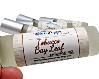 Tobacco Bay Leaf Cologne, Gift for Men, Fathers Day Gift