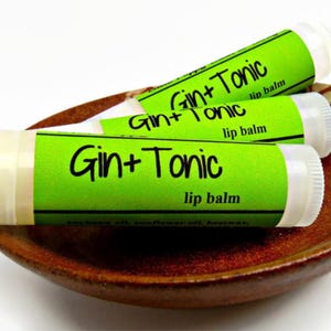Gin & Tonic Lip Balm, Cocktail Chapstick