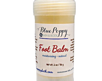 Foot Balm Moisturizing Pedicure Salve for Cracked Heels, Shea Butter Balm for Feet