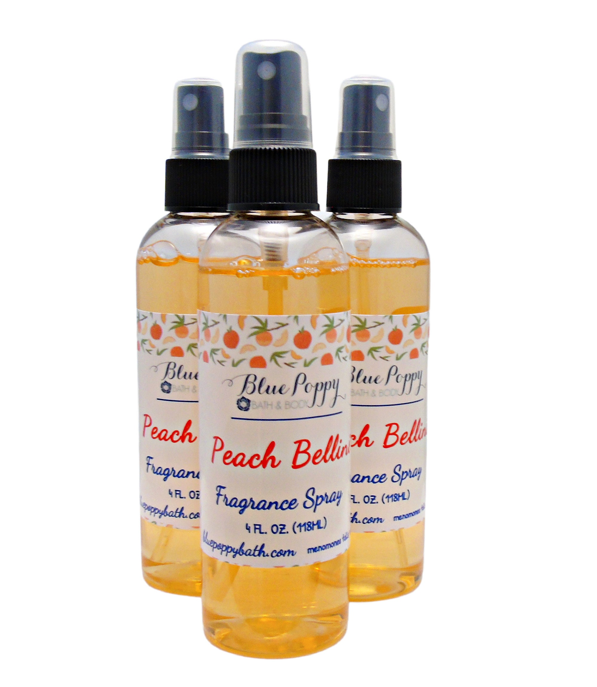 Peach Bellini Fragrance Mist Body Spray Body Mist Hair Spritz