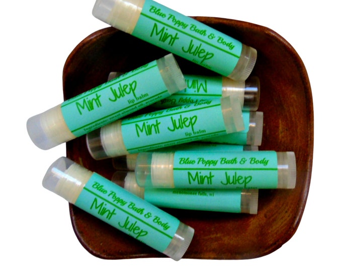 Mint Julep Lip Balm, Kentucky Derby Party Favor Cocktail Chapstick Etsy