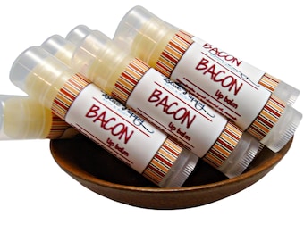 Bacon Lip Balm, Gag Novelty Gift, Fathers Day