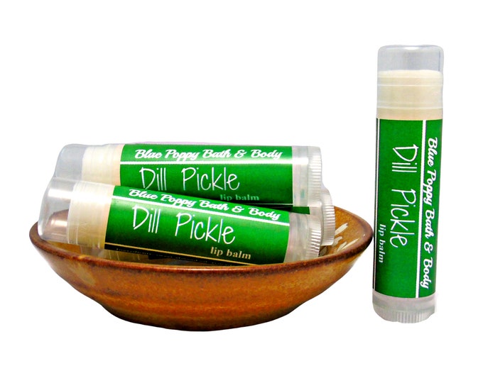Dill Pickle Lip Balm Chapstick Pregnancy Gift Expecting Mom Etsy
