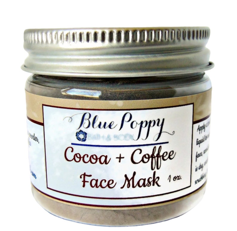 Cocoa Coffee Facial Mask Dry Powder Mask for Cleansing Face Etsy