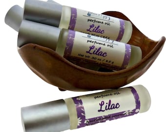 Lilac Perfume Roll On Bottle, Spring Floral Scent for Women, Mothers Day Gift for Her