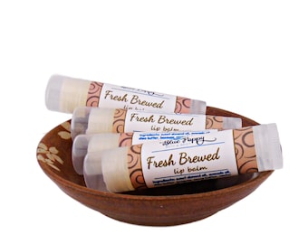 Coffee Flavored Lip Balm: Handmade with Shea Butter
