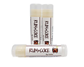 Rum & Coke Lip Balm, Cocktail Chapstick, Stocking Stuffer, Boyfriend Gift for Him