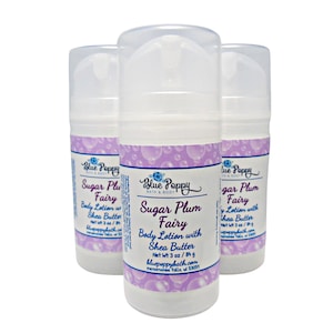 Body Lotion with Shea Butter, Sugar Plum Fairy Fragrance, Skin Care Moisturizer