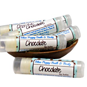 Chocolate Lip Balm, Chocolate Lover Gift, Teacher Appreciation Gift image 4