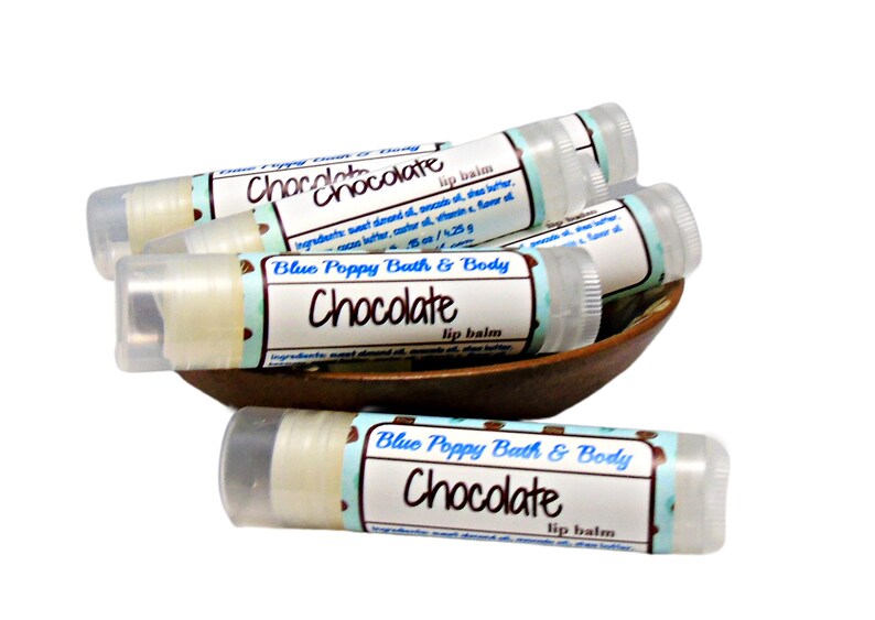 Chocolate Lip Balm, Chocolate Lover Gift, Teacher Appreciation Gift image 4