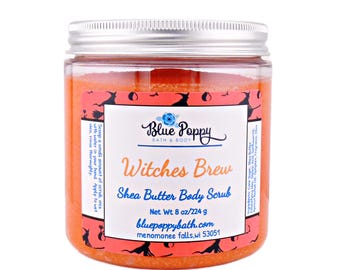 Witches Brew Body Scrub, Sugar and Shea Butter