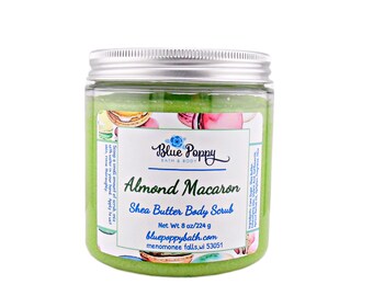 Almond Macaron Sugar Body Scrub: Womens Personal Care