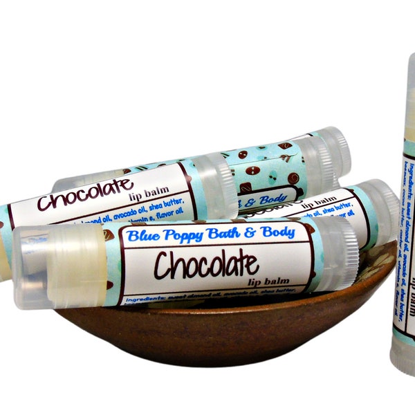 Chocolate Lip Balm, Chocolate Lover Gift, Teacher Appreciation Gift