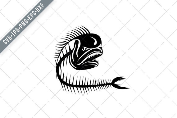 Mahi-mahi Dorado Dolphinfish Skeleton Black and White Svg Mahi-mahi Dorado Dolphinfish Skeleton Black and White Svg