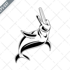 Amazon River Dolphin Boto Bufeo oder rosa Fluss Delphin schwarz und weiß Svg-Boto SVG-River Dolphin schneiden Datei-rosa Fluss DelphinDXF-jpg-png