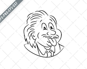 アインシュタイン　絵 アルバート アインシュタインの舌出し、アルバート