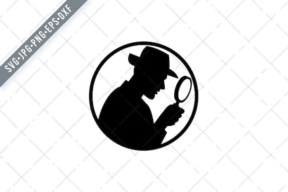 Inspector Detective Con Lupa PNG ,dibujos Detective, Inspector