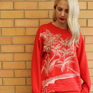 Christmas Gift Ideas Girlfriend Slouchy Sweatshirt Red Etsy