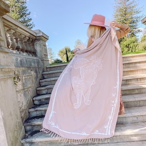 Sarong Beach Wrap - Plus Size Sarong - Beach Sarong - Batik Sarong - Travel Scarf Wrap - Travel Inspired Gifts - Leopard Sarong - Boho Gifts
