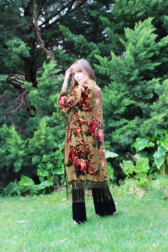 Wedding Floral Robes Silk Robes For Bridesmaids Bridesmaid Etsy