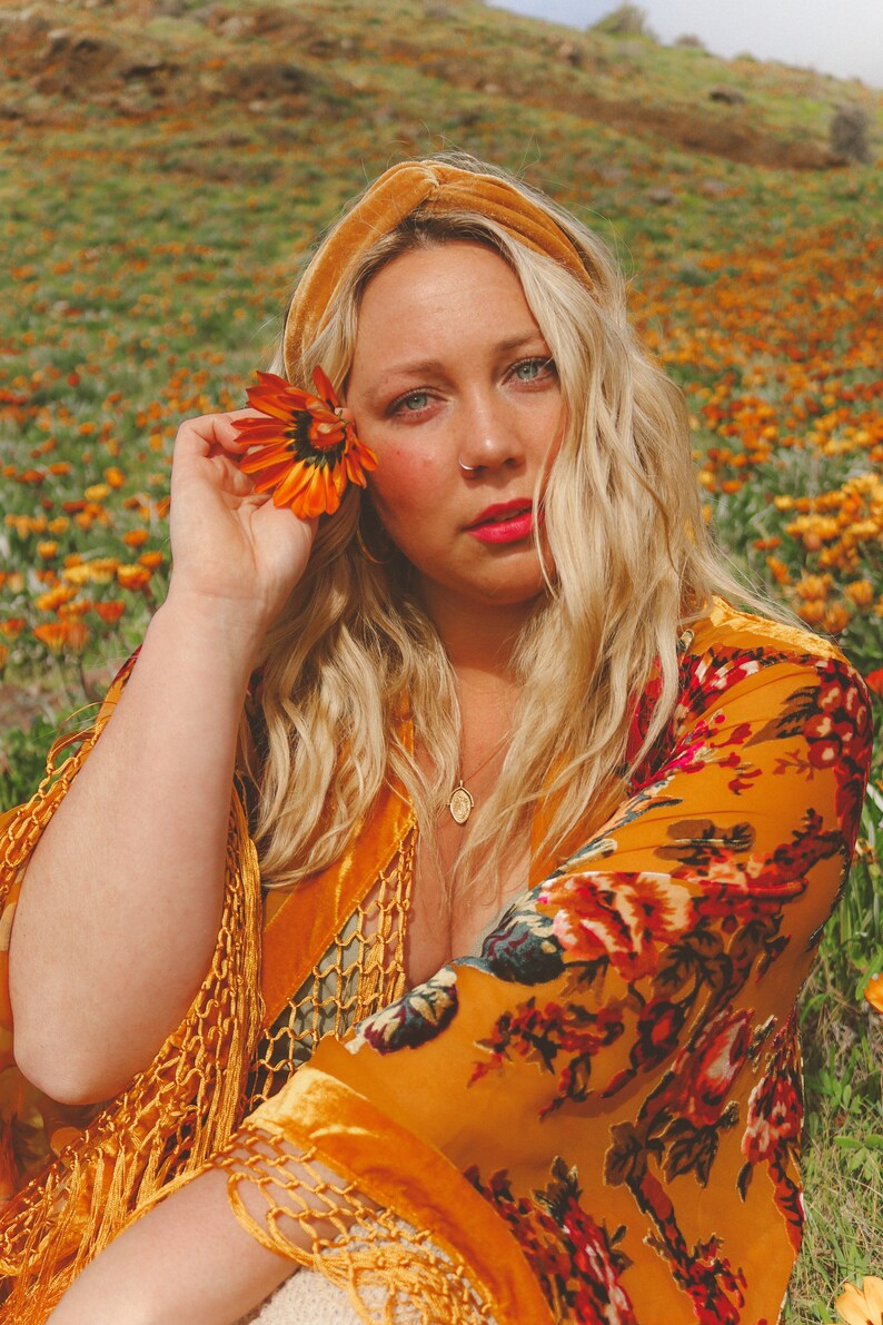 Burnout Velvet Robe Bridal Cover up Plus Size Kimono Etsy