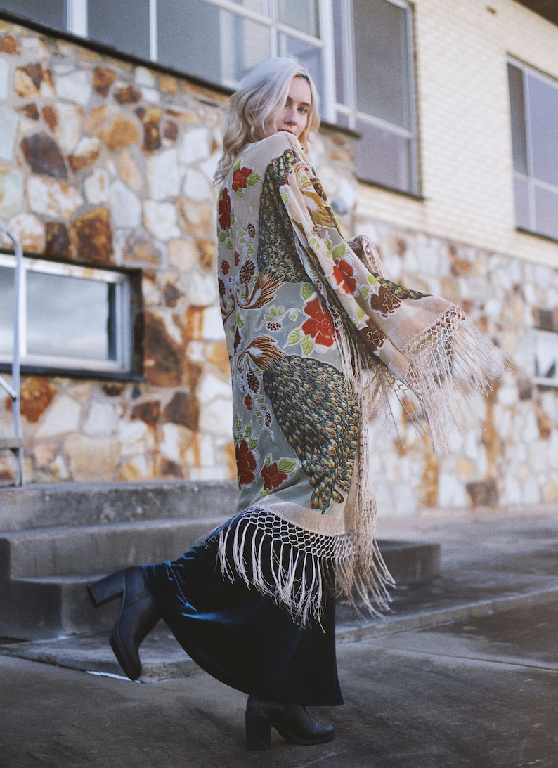 bohemian bridal robe