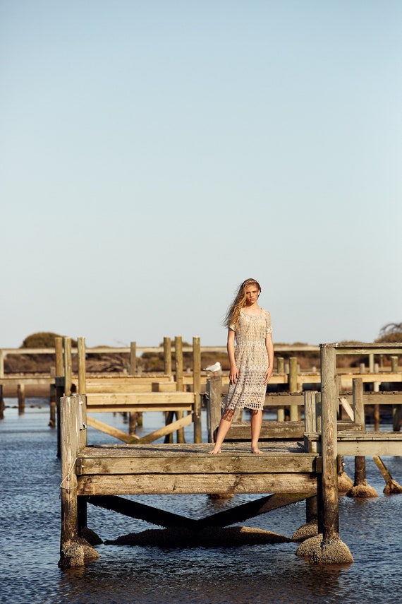 Bohemian Beach Wedding Dress - Rustic Wedding Dres