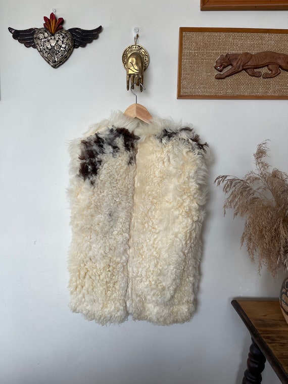 Shearling Afghan Coat - Shearling Vest - Penny La… - image 6