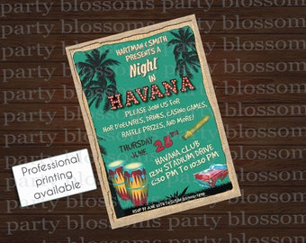 Cuban Invitation Etsy