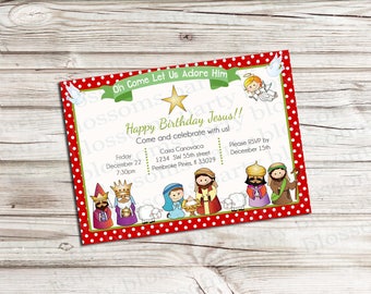 Jesus Birthday Printable - Etsy