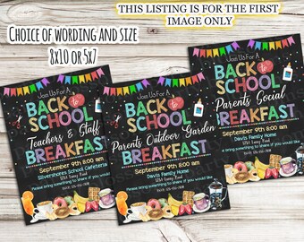 School Lunch Flyer - Etsy