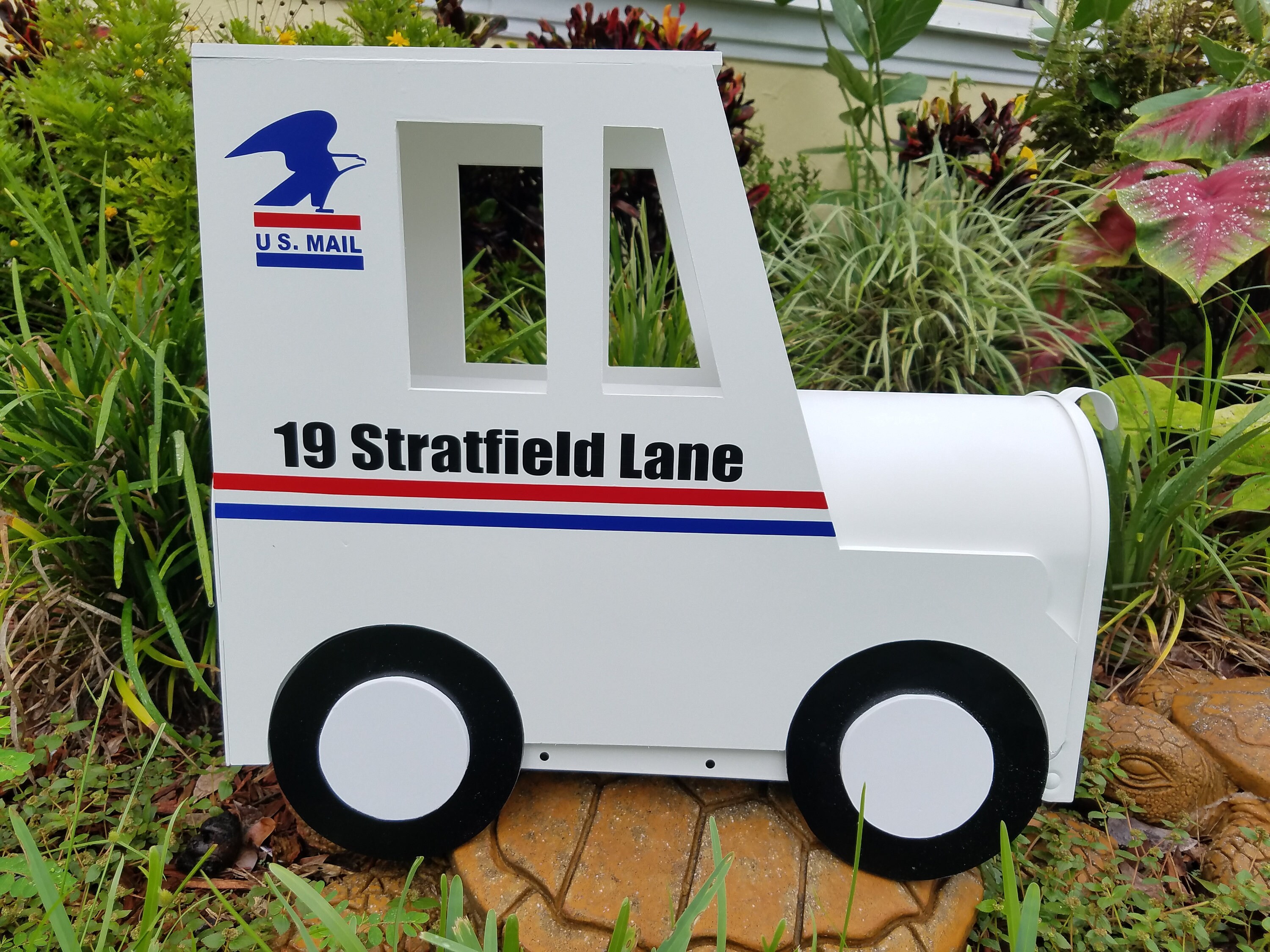 USPS Mailbox truck Metal Mailbox Mailbox gift box family Etsy