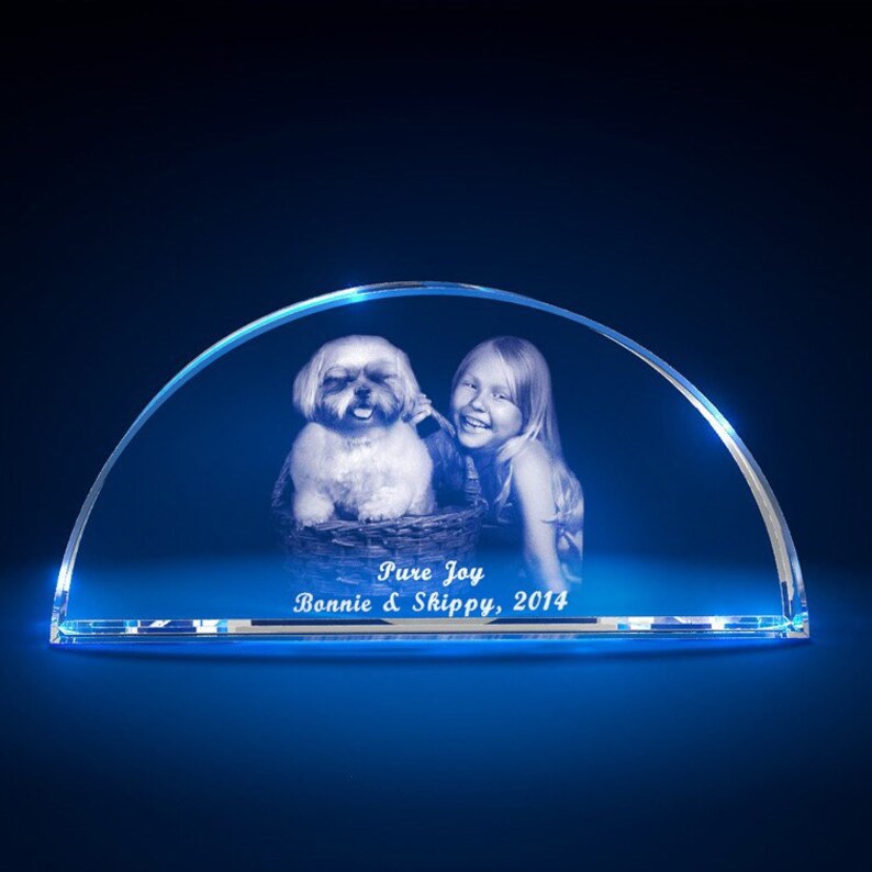 C&B 3D Crystal Photo Personalized Gifts With Your Own Picture
