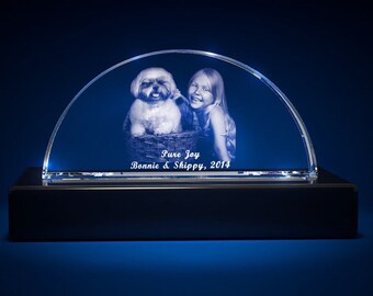 3d Laser Etched Gift for Pet Lovers