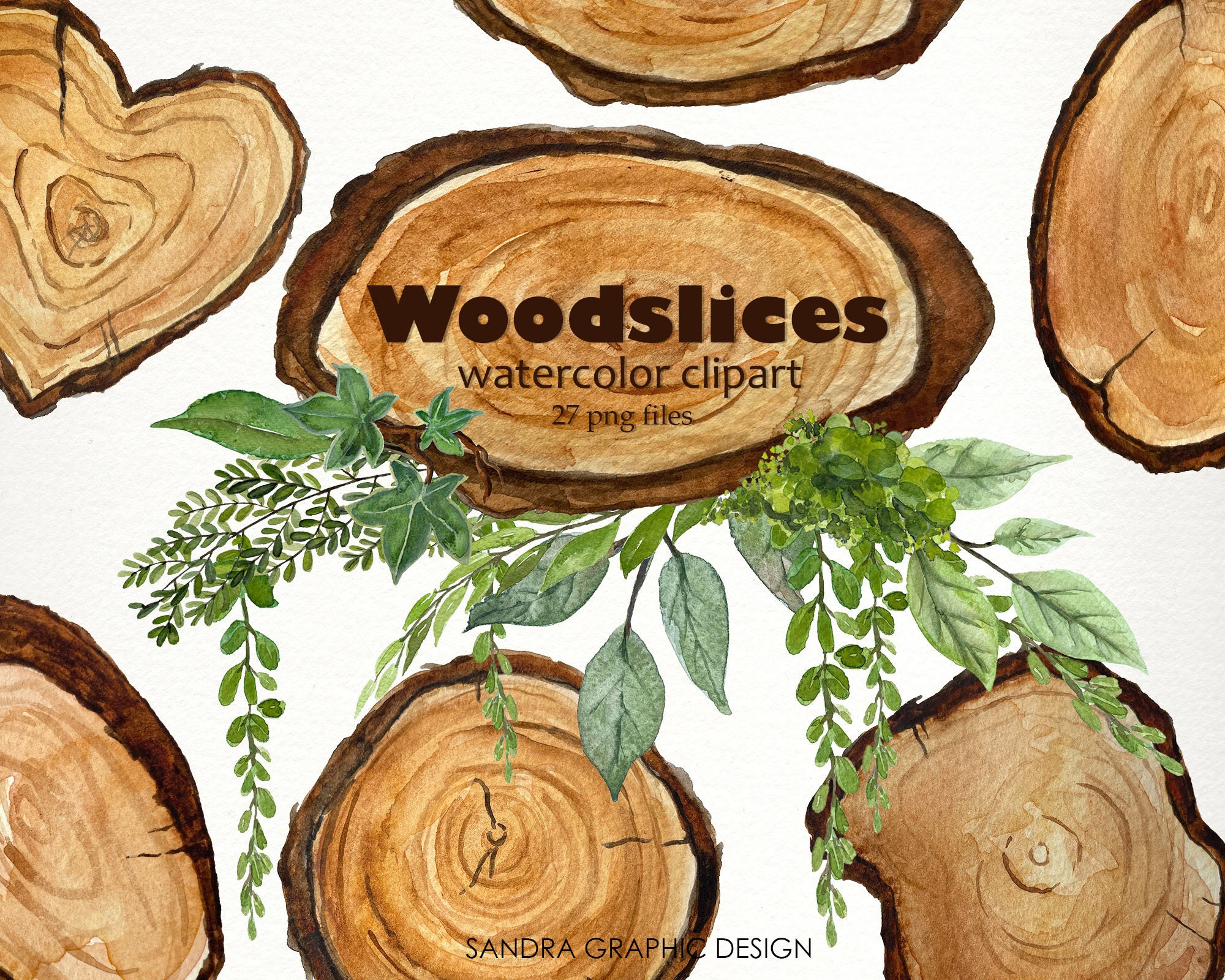 Natural Wood Slices - 4 PCS – Mindless Crafting