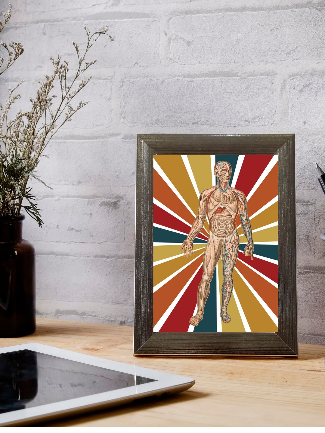 Poster Rmt Vintage Anatomy Poster -printed-massage Therapy Decor, LMT, Massage ...