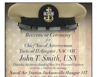 Master/Senior/Chief Petty Officer Sepia Retirement