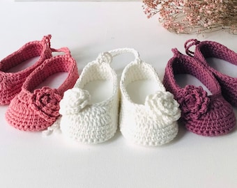 Chaussures bébé chaussures tricot et crochet chaussures bébé fille chaussures baptême