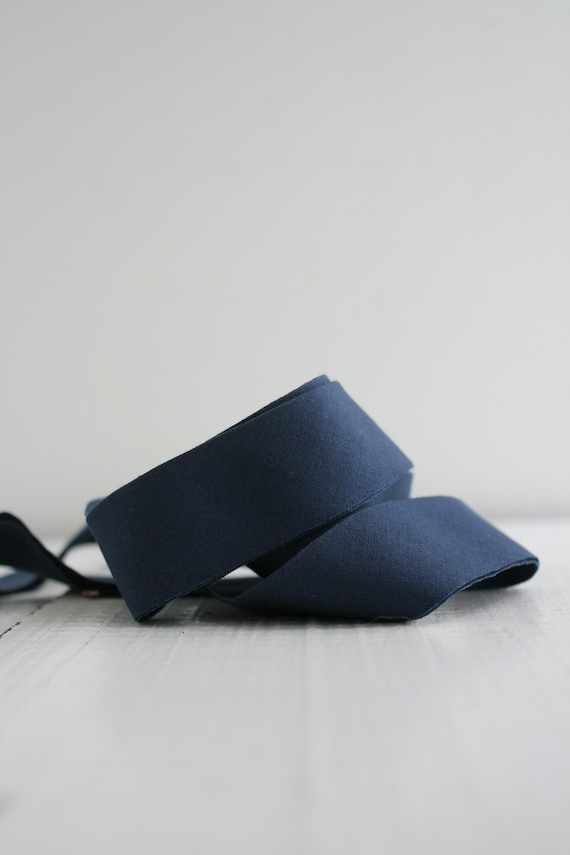 Biais Bleu Thème Marin - Motifs Béret Et Encre, Longueur 5,90 M, Largeur 1,9 Cm, Neuf