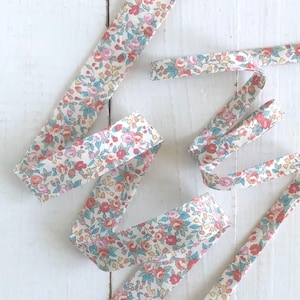 1/2&quot; Double Fold Bias Tape - Bouquet Blossom