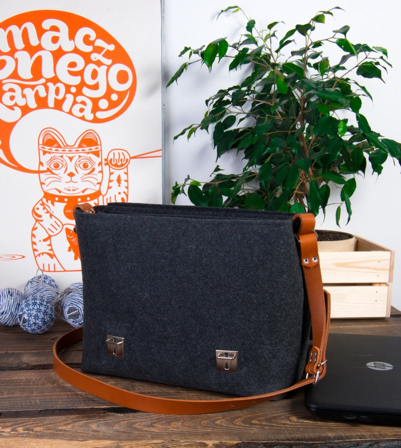 Large Messenger Bag Men Laptop Bag Women Macbook Pro 13 Case Etsy