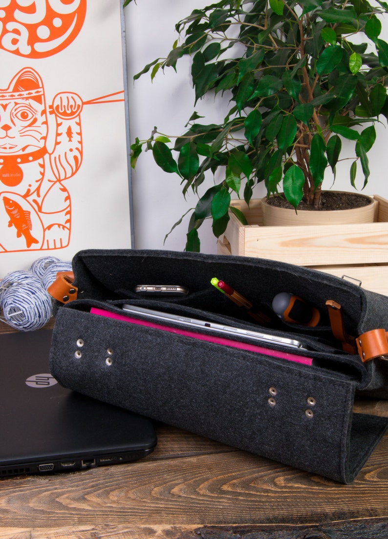 Large Messenger Bag Men Laptop Bag Women Macbook Pro 13 Case Etsy