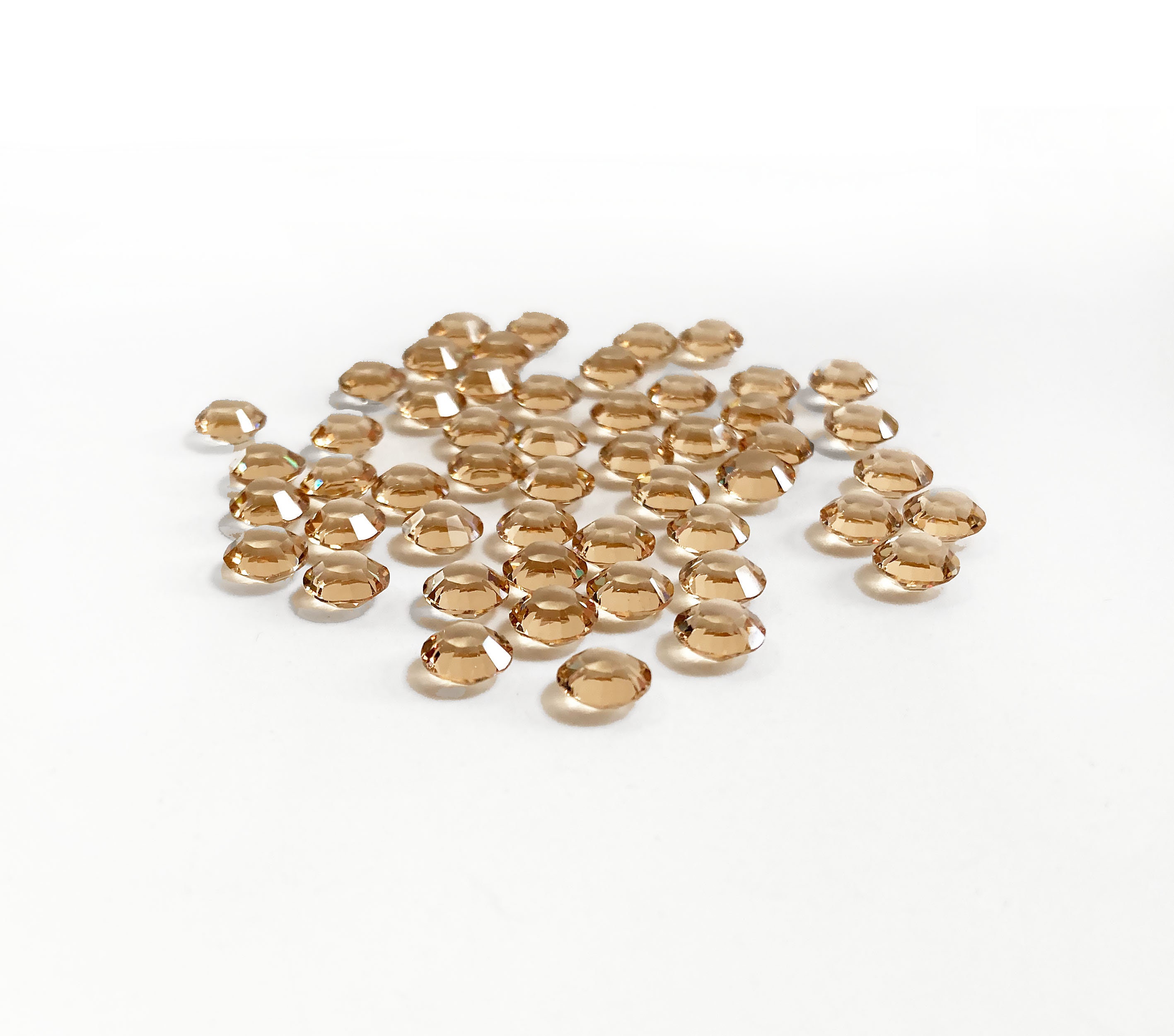 10x Swarovski Crystal 6mm SS29 Light Colorado Topaz