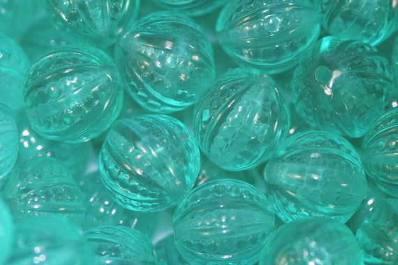 10x Unusual Feature Beads Frosted Plastic Grain Effect Flat Oval Clear 30mm