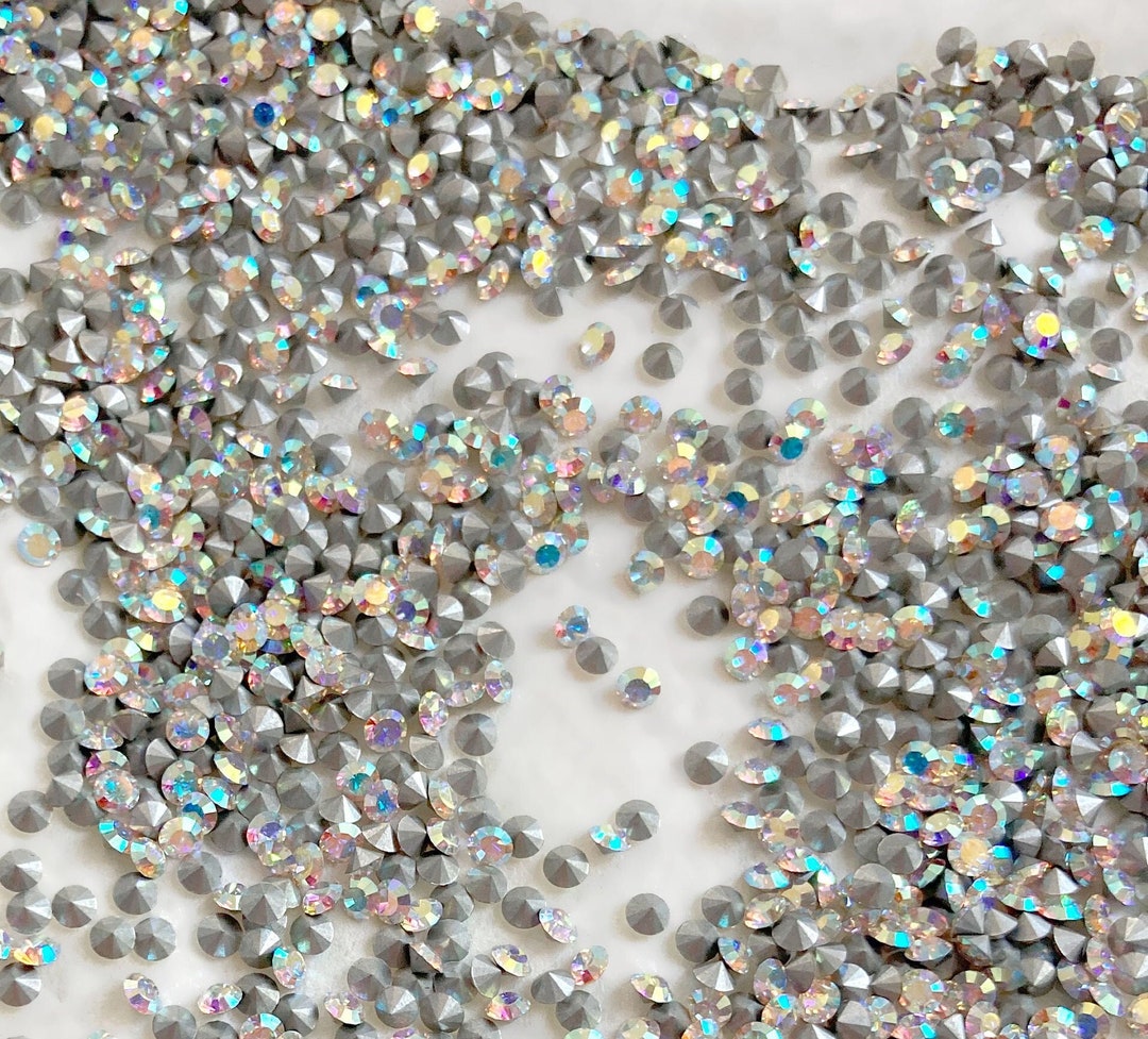 40x SWAROVSKI Crystal AB PP12, Crystal AB 1.8mm Rhinestones 1012 ...